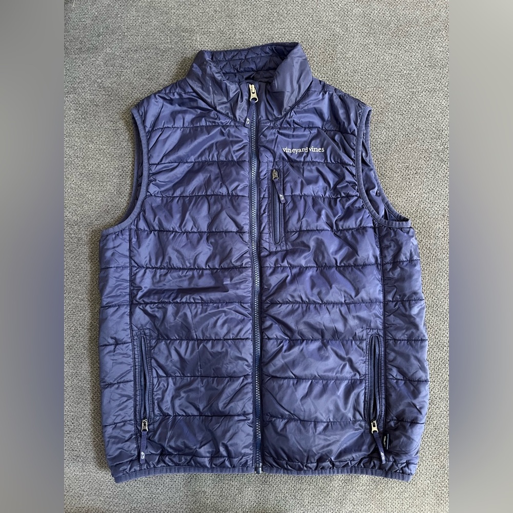 Boys Navy blue Vineyards Vine vest